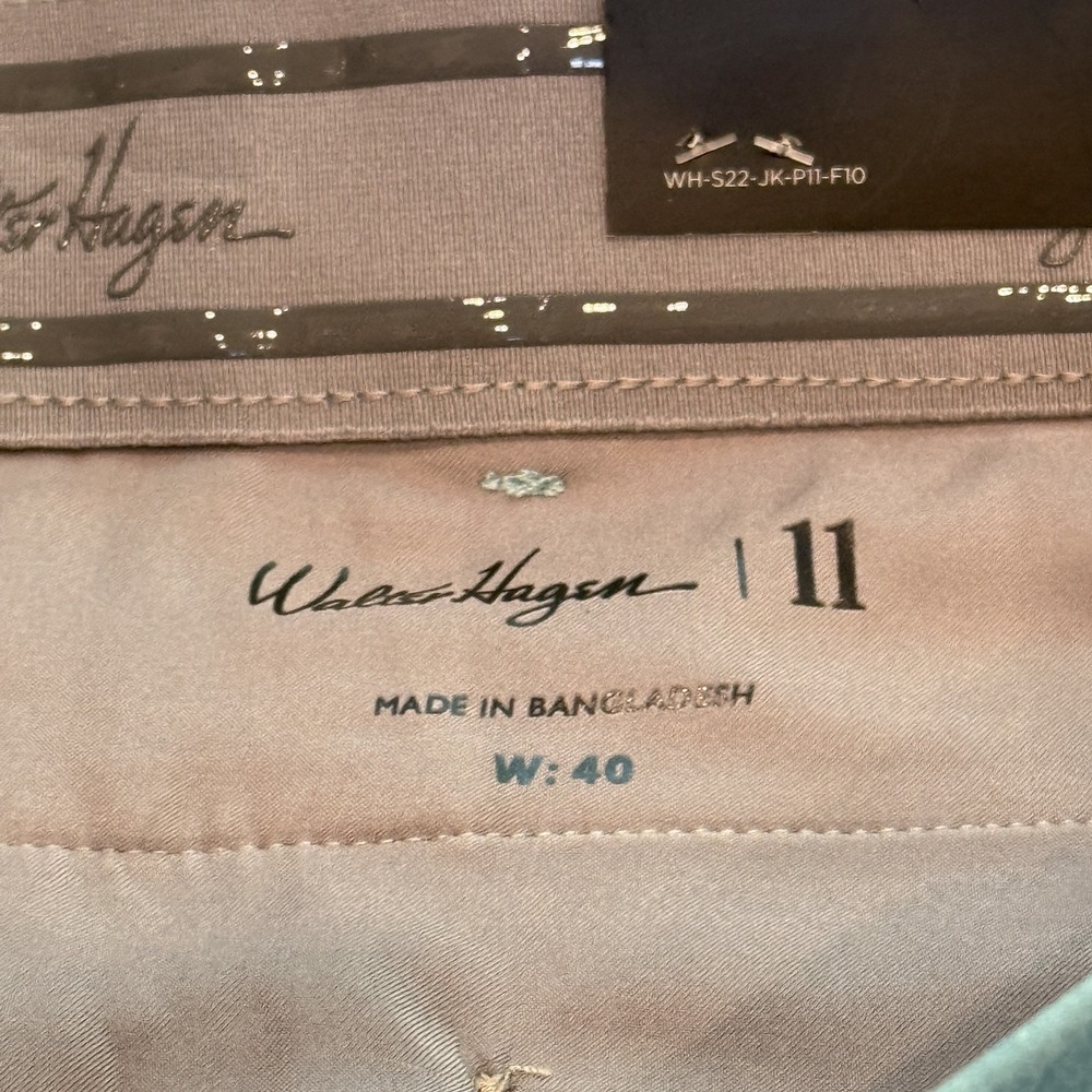 Walter Hagen Shorts Mens 40 Teal Perfect 11 Golf Wrinkle‎ Resistant Stretch NEW - Picture 3 of 14